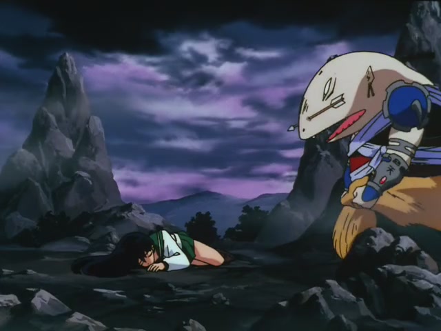Inuyasha Ep 10: Phantom Showdown The Thunder Brothers vs Tetsusaiga @ 00:05:39
