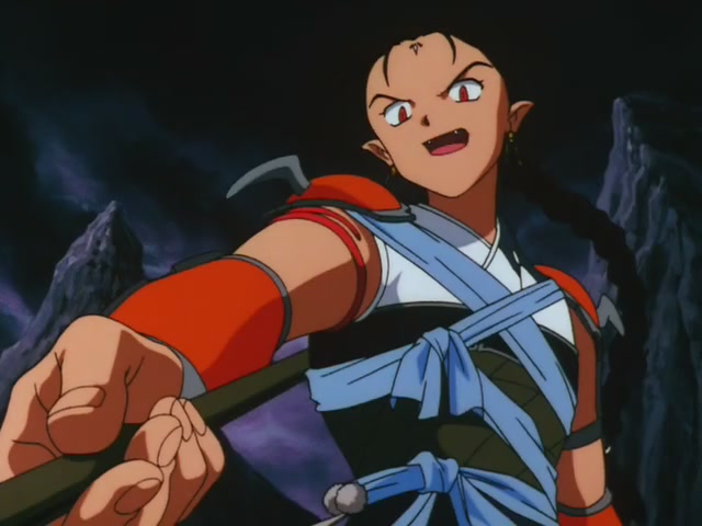 Inuyasha Ep 10: Phantom Showdown The Thunder Brothers vs Tetsusaiga @ 00:06:44