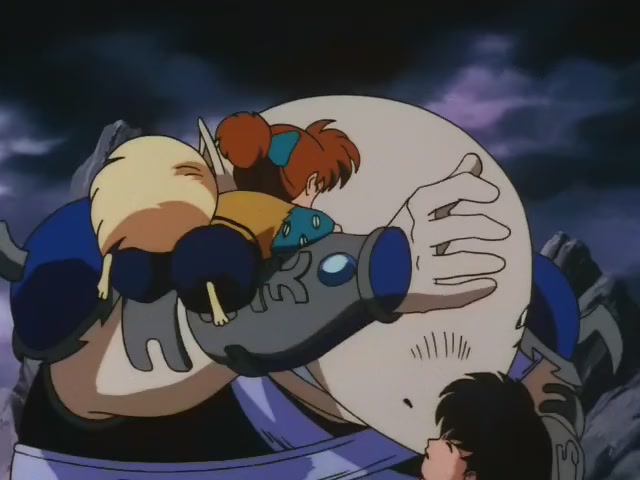 Inuyasha Ep 10: Phantom Showdown The Thunder Brothers vs Tetsusaiga @ 00:07:09