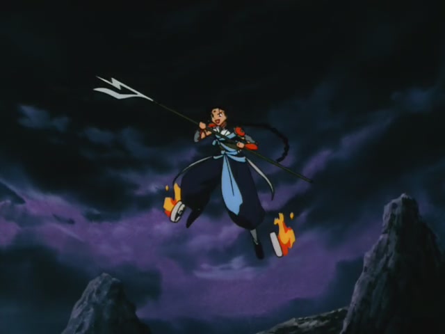 Inuyasha Ep 10: Phantom Showdown The Thunder Brothers vs Tetsusaiga @ 00:08:35