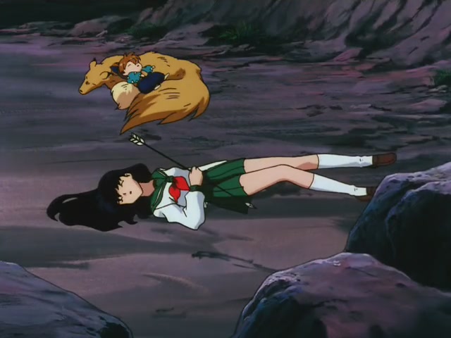 Inuyasha Ep 10: Phantom Showdown The Thunder Brothers vs Tetsusaiga @ 00:09:06