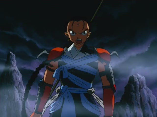 Inuyasha Ep 10: Phantom Showdown The Thunder Brothers vs Tetsusaiga @ 00:11:40
