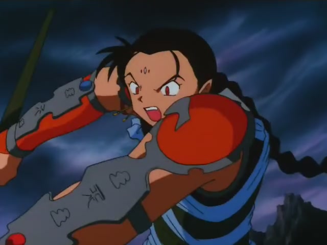 Inuyasha Ep 10: Phantom Showdown The Thunder Brothers vs Tetsusaiga @ 00:13:54
