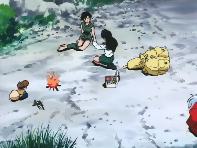 Inuyasha Ep 13: The Mystery of the New Moon and the Black-Haired Inuyasha @ 00:03:09