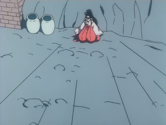 Inuyasha Ep 15: Return of the Tragic Priestess Kikyo @ 00:05:35