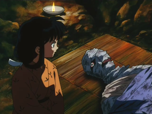 Inuyasha Ep 20: Despicable Villain The Mystery of Onigumo @ 00:07:27