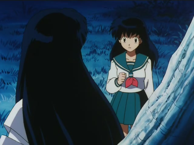 Inuyasha Ep 23: Kagome's Voice and Kikyo's Kiss @ 00:01:30