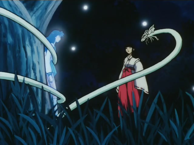 Inuyasha Ep 23: Kagome's Voice and Kikyo's Kiss @ 00:03:26