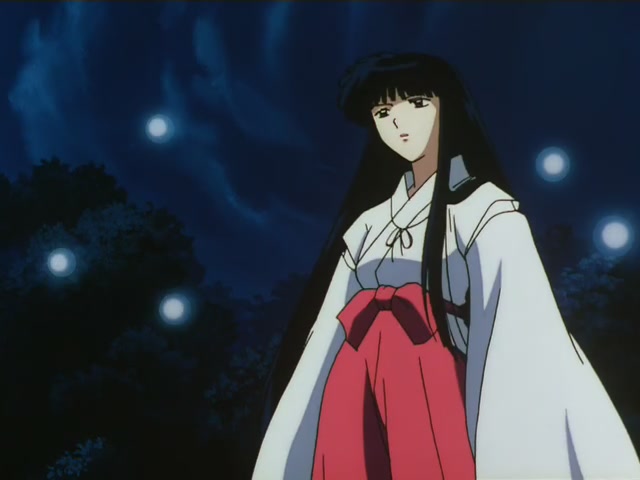 Inuyasha Ep 23: Kagome's Voice and Kikyo's Kiss @ 00:04:39
