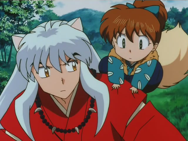 Inuyasha Ep 23: Kagome's Voice and Kikyo's Kiss @ 00:19:08