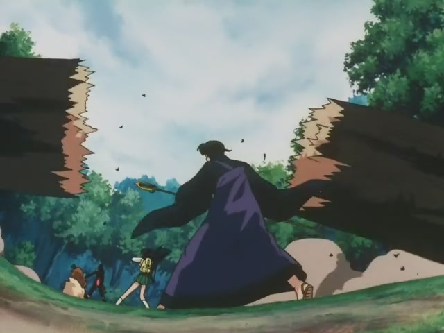 Inuyasha Ep 39: Trap of the Wind Sorceress Kagura @ 00:07:10