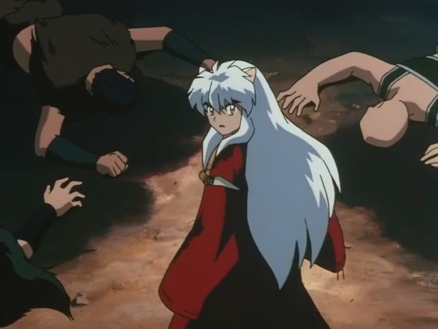 Inuyasha Ep 40: Kagura's Dance and Kanna's Mirror @ 00:00:34