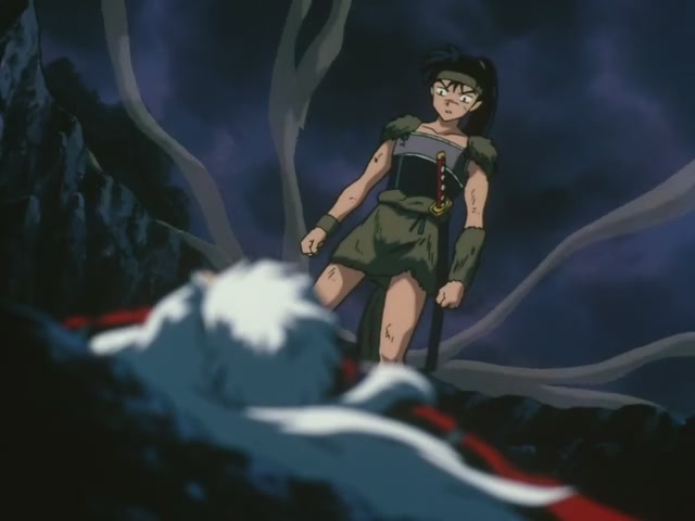 Inuyasha Ep 40: Kagura's Dance and Kanna's Mirror @ 00:04:57