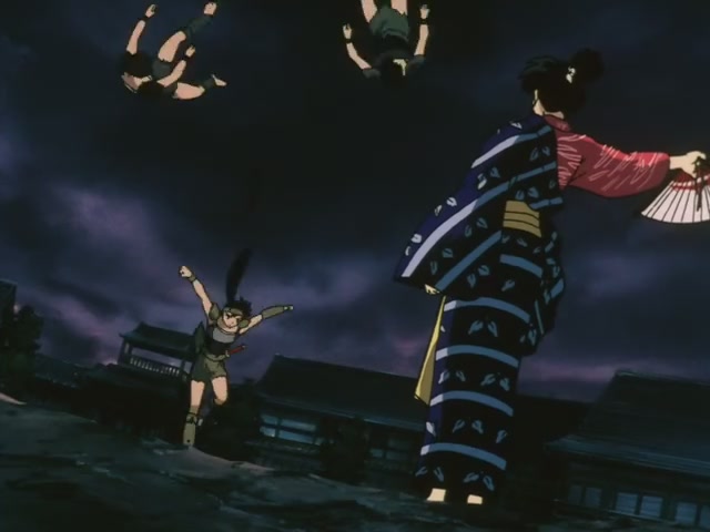 Inuyasha Ep 40: Kagura's Dance and Kanna's Mirror @ 00:05:57
