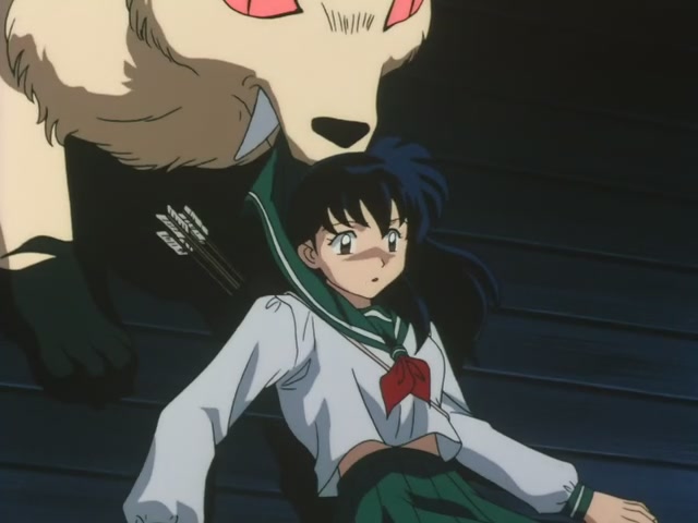 Inuyasha Ep 40: Kagura's Dance and Kanna's Mirror @ 00:07:36