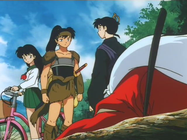 Inuyasha Ep 66: Naraku's Barrier and Kagome's Arrow @ 00:03:56