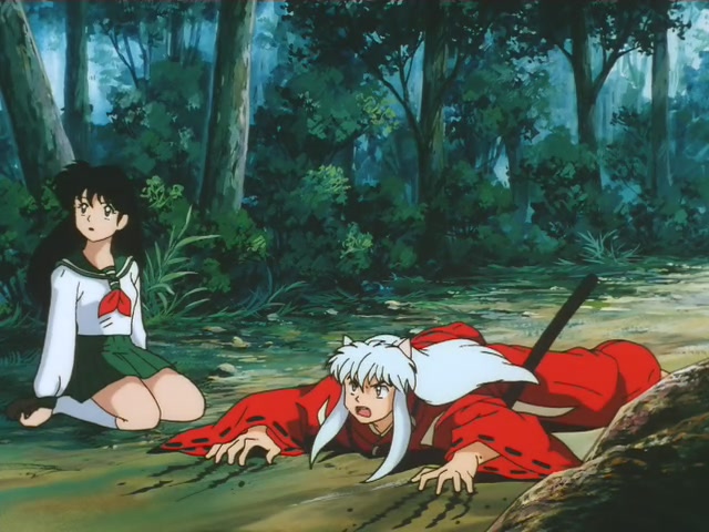 Inuyasha Ep 66: Naraku's Barrier and Kagome's Arrow @ 00:04:57