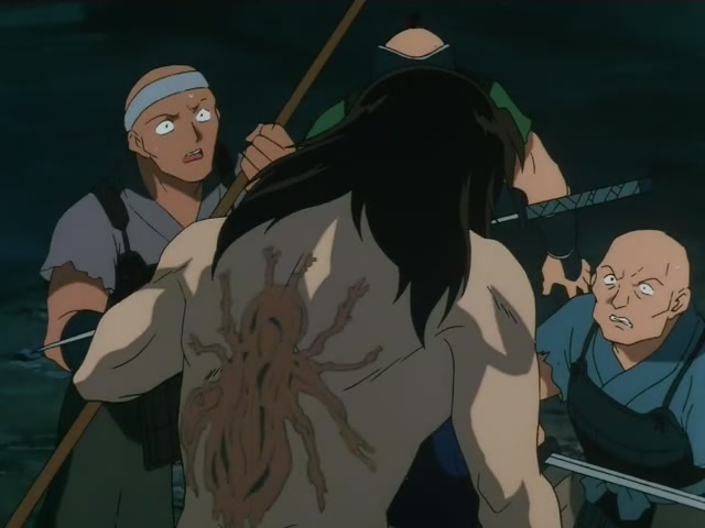 Inuyasha Ep 69: Terror of the Faceless Man @ 00:08:54