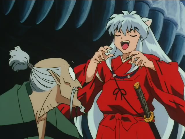 Inuyasha Ep 72: Totosai's Rigid Training @ 00:03:48