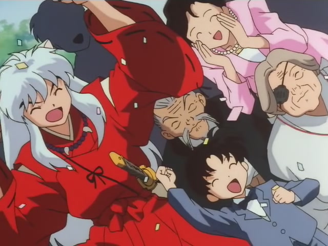 Inuyasha Ep 78: Sesshomaru and Inuyasha United @ 00:07:40