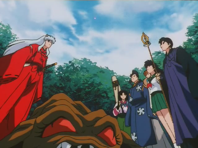 Inuyasha Ep 94: Inuyasha's Backslash Wave @ 00:04:00