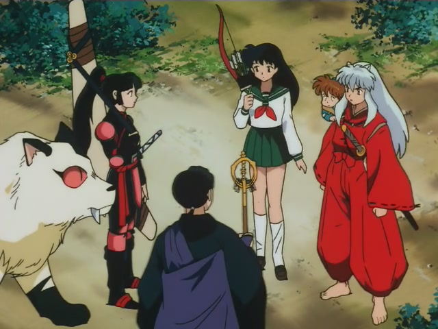 Inuyasha Ep 94: Inuyasha's Backslash Wave @ 00:07:57
