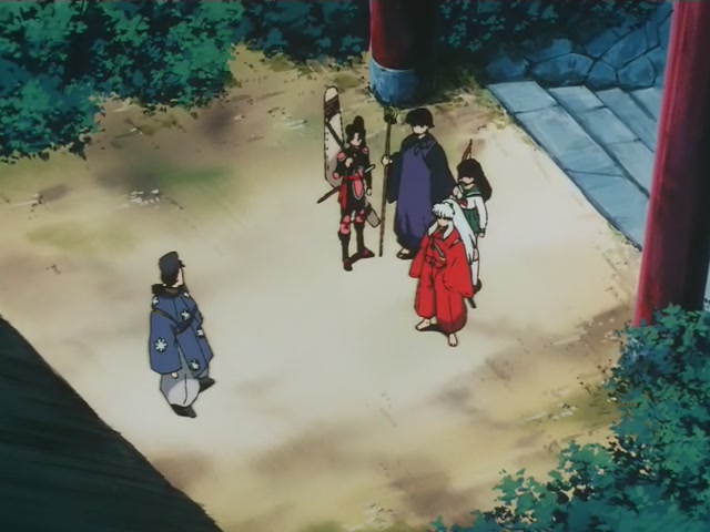 Inuyasha Ep 94: Inuyasha's Backslash Wave @ 00:08:32