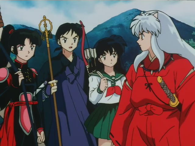 Inuyasha Ep 94: Inuyasha's Backslash Wave @ 00:09:02