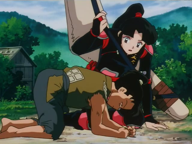 Inuyasha Ep 94: Inuyasha's Backslash Wave @ 00:11:37