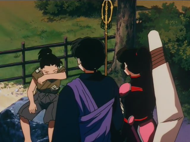 Inuyasha Ep 94: Inuyasha's Backslash Wave @ 00:13:37