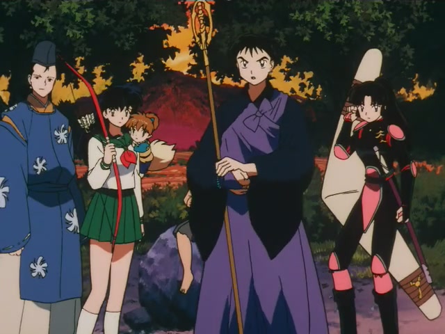 Inuyasha Ep 94: Inuyasha's Backslash Wave @ 00:14:29