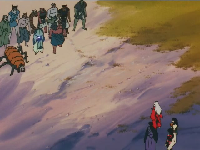 Inuyasha Ep 94: Inuyasha's Backslash Wave @ 00:16:42
