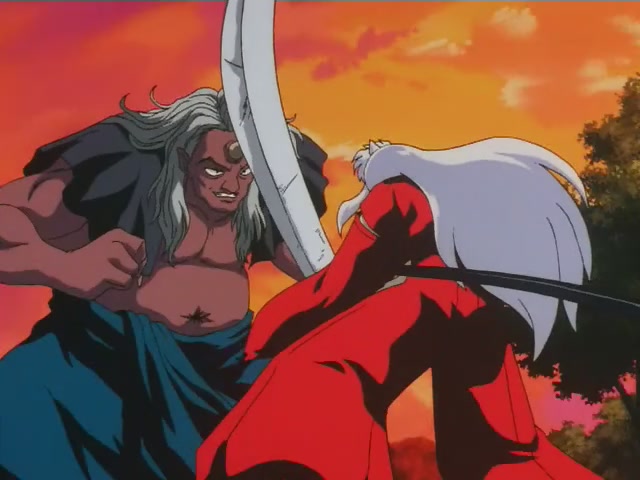 Inuyasha Ep 94: Inuyasha's Backslash Wave @ 00:17:00