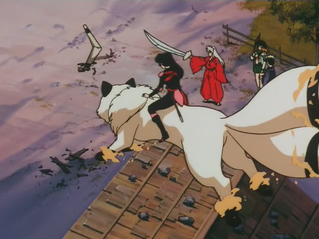 Inuyasha Ep 94: Inuyasha's Backslash Wave @ 00:17:43