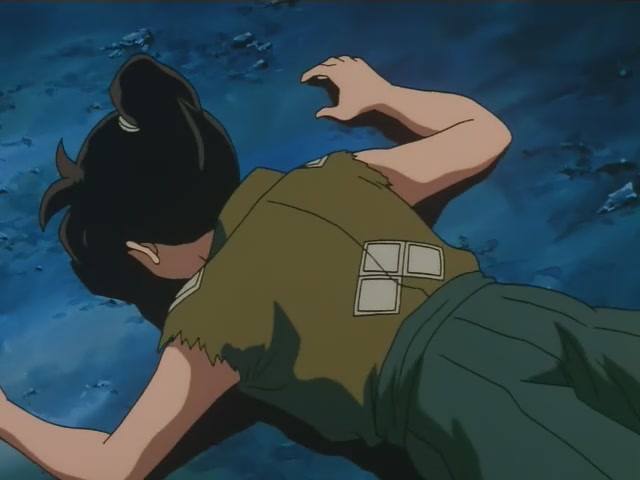 Inuyasha Ep 94: Inuyasha's Backslash Wave @ 00:18:08
