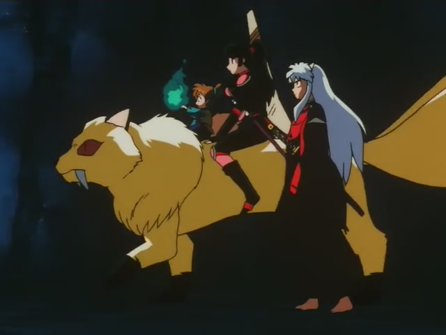 Inuyasha Ep 94: Inuyasha's Backslash Wave @ 00:18:30