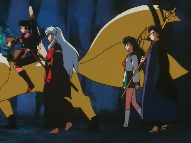 Inuyasha Ep 94: Inuyasha's Backslash Wave @ 00:18:34