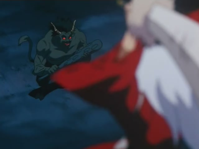 Inuyasha Ep 94: Inuyasha's Backslash Wave @ 00:19:22