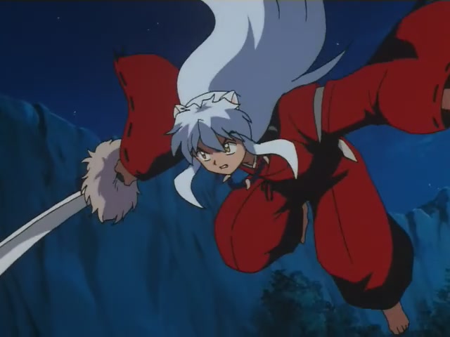 Inuyasha Ep 94: Inuyasha's Backslash Wave @ 00:19:30