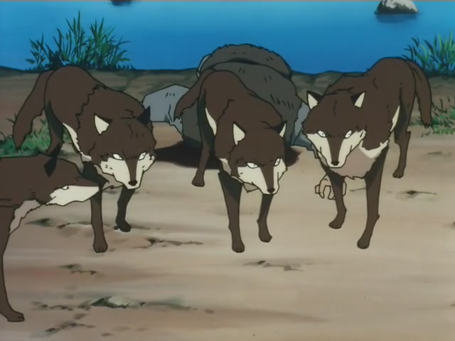 Inuyasha Ep 99: Wolves Demons and Humans @ 00:03:35