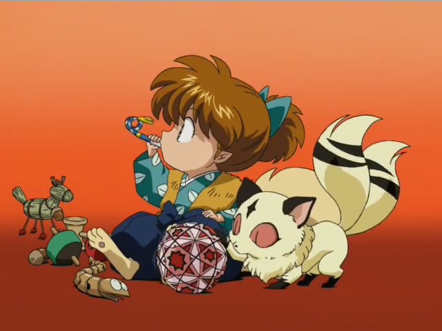 Inuyasha Ep 100: Truth Behind the Nightmare Battle in the Forest of Sorrow @ 00:01:58
