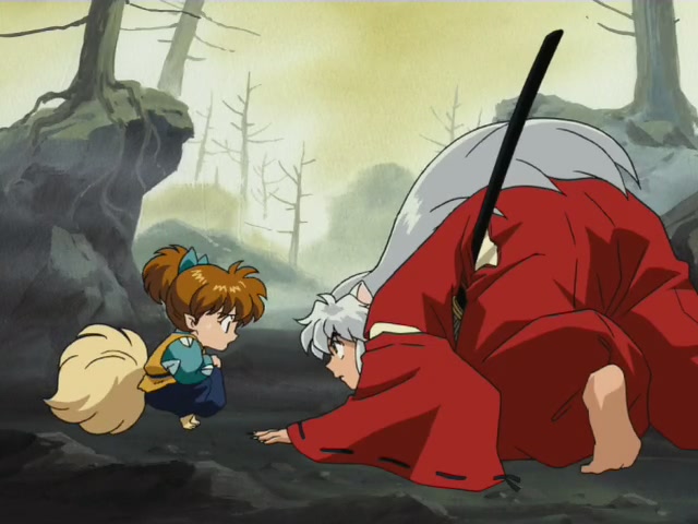 Inuyasha Ep 100: Truth Behind the Nightmare Battle in the Forest of Sorrow @ 00:02:21