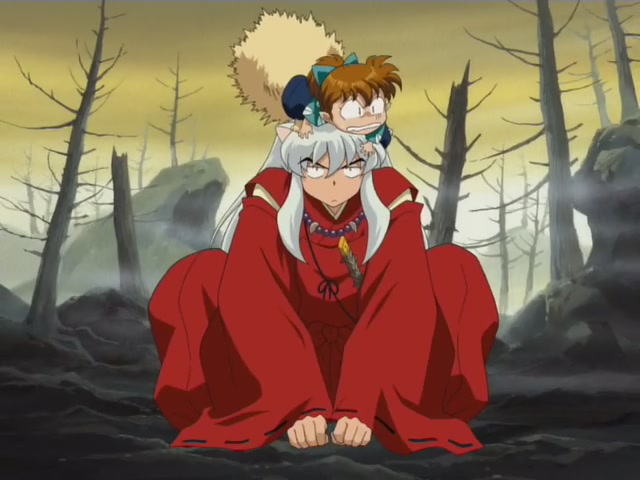 Inuyasha Ep 100: Truth Behind the Nightmare Battle in the Forest of Sorrow @ 00:02:35