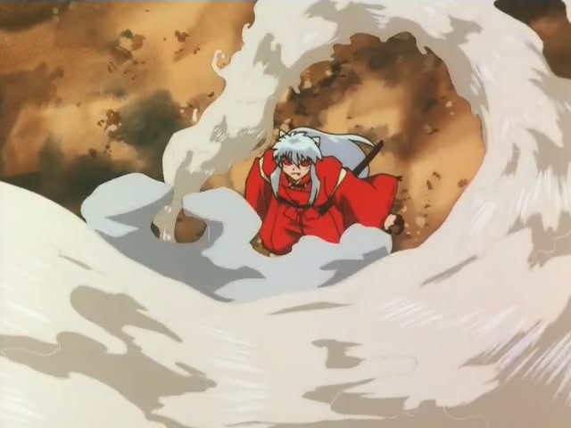 Inuyasha Ep 100: Truth Behind the Nightmare Battle in the Forest of Sorrow @ 00:04:18