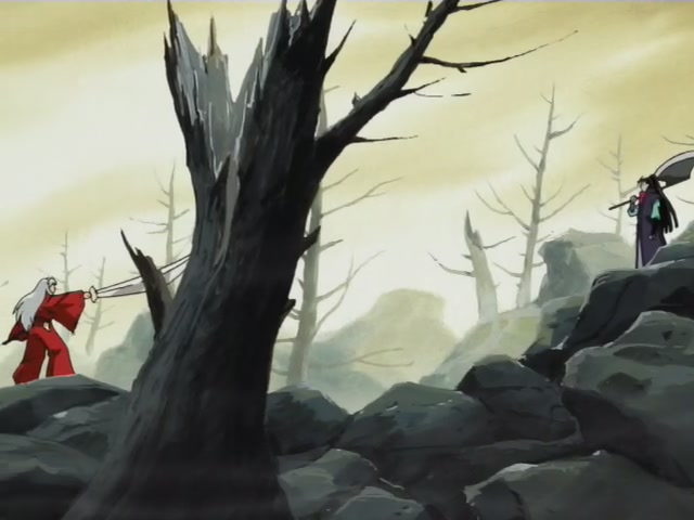 Inuyasha Ep 100: Truth Behind the Nightmare Battle in the Forest of Sorrow @ 00:04:32