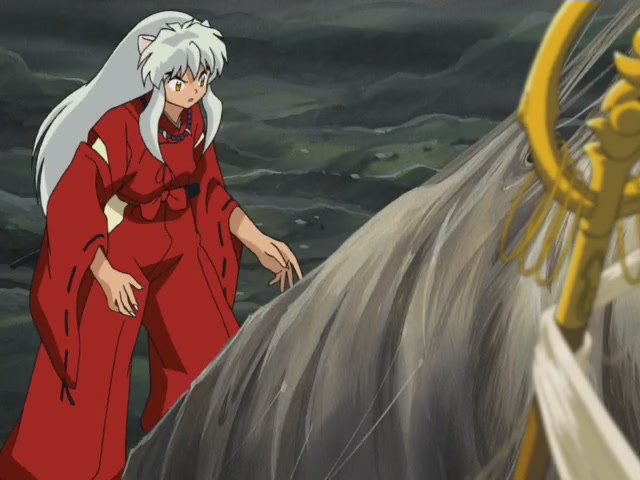 Inuyasha Ep 100: Truth Behind the Nightmare Battle in the Forest of Sorrow @ 00:05:37