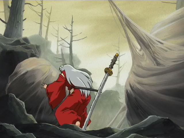Inuyasha Ep 100: Truth Behind the Nightmare Battle in the Forest of Sorrow @ 00:06:00