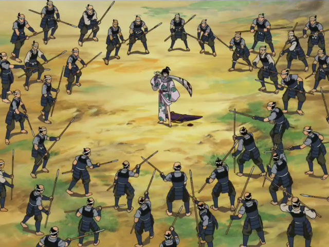 Inuyasha Ep 103: The Band of Seven Resurrected @ 00:15:09