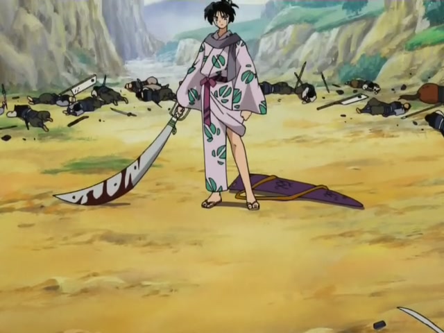 Inuyasha Ep 103: The Band of Seven Resurrected @ 00:18:43