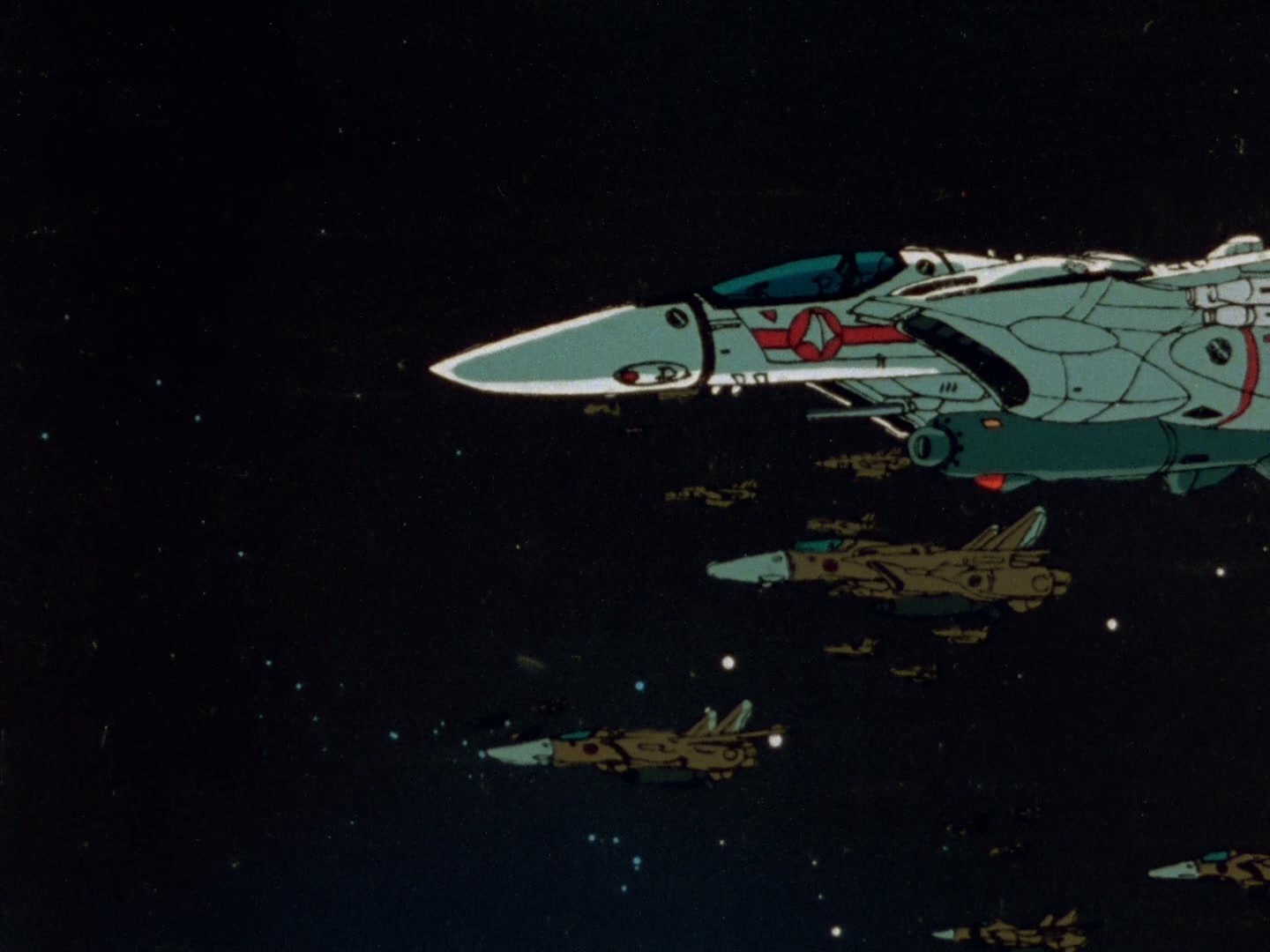 Super Dimension Fortress Macross Ep 6: Daedalus Attack @ 14:23
